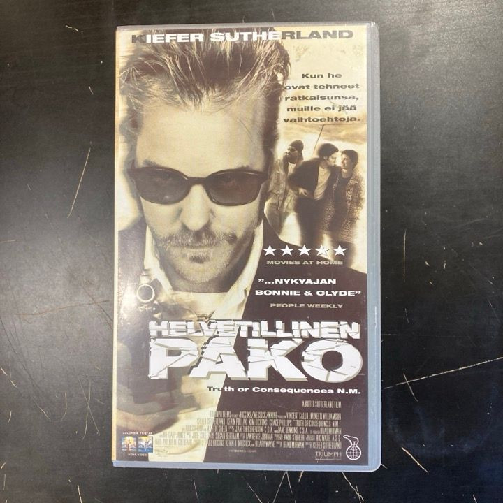 Helvetillinen pako VHS (VG+/M-) -toiminta/jännitys-